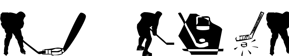KR Hockey Dings cкачать шрифт бесплатно